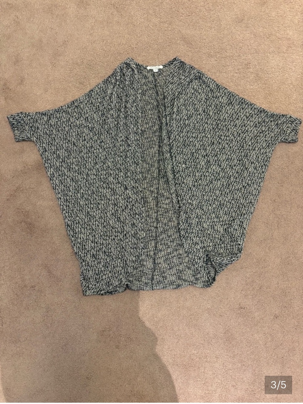 3 for $14 Painted Threads Women's Gray Knit Poncho Sweater size small